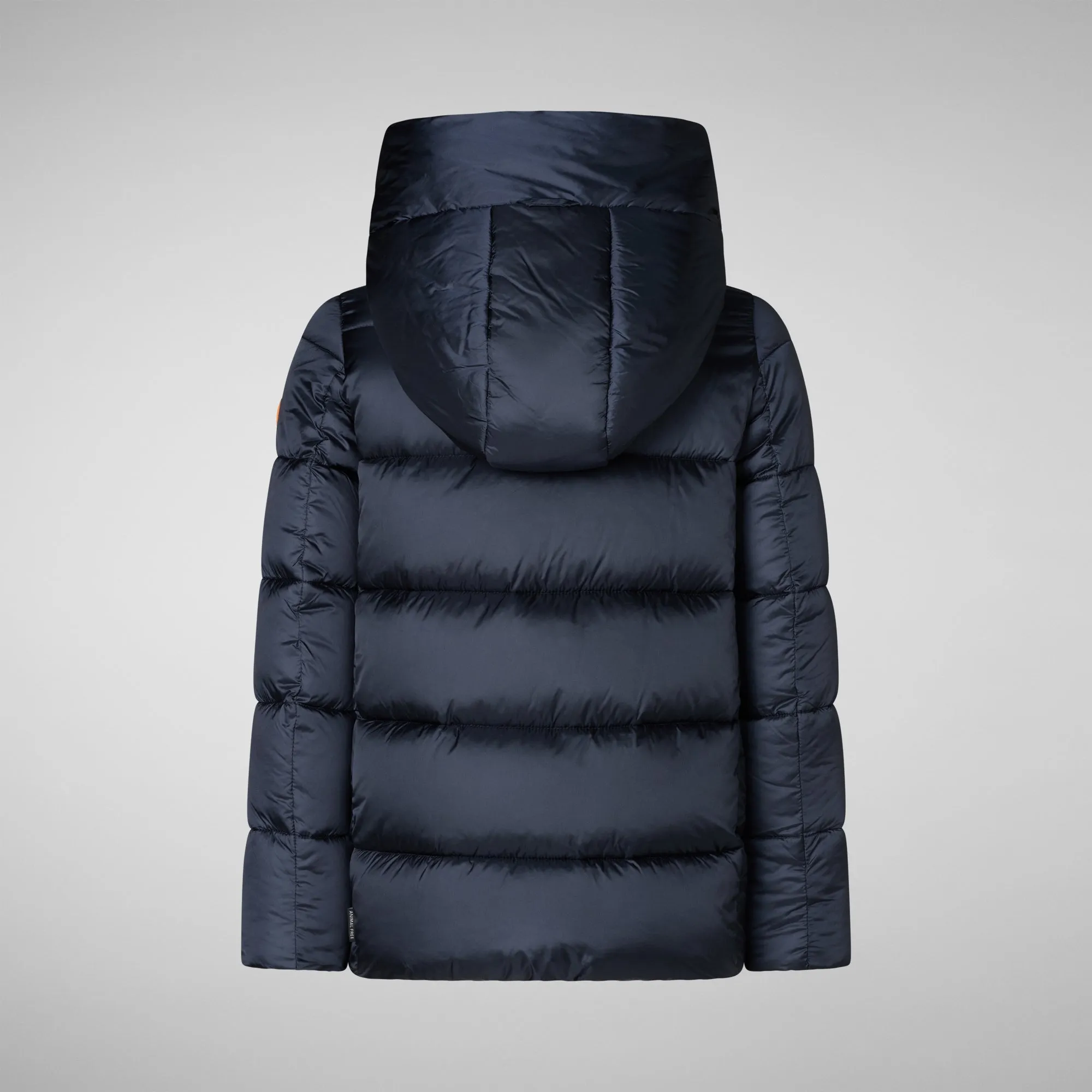 Girls' animal free puffer jacket Gracie in blue black