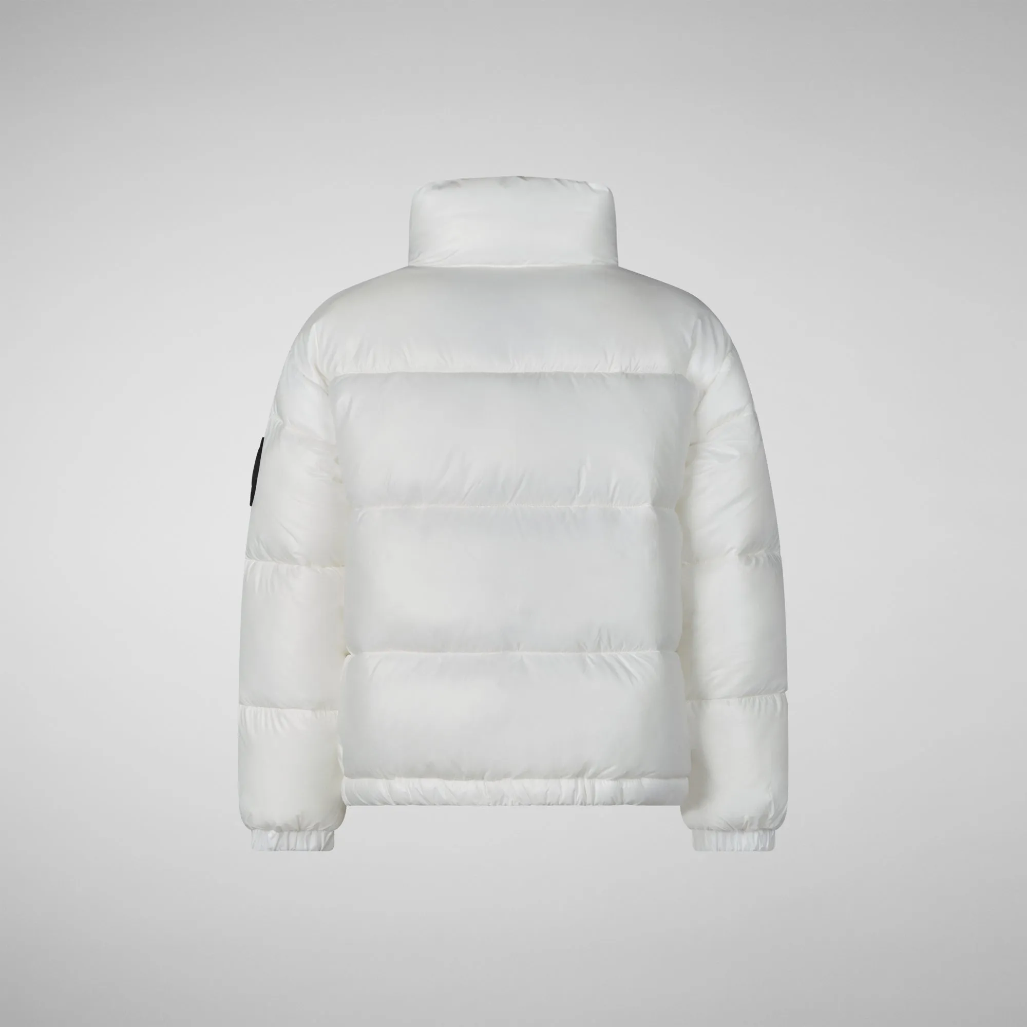 Girls' animal free puffer jacket jacket Cini in off white