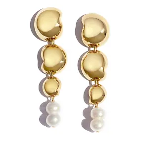Gisele Pearl Dusters - Gold