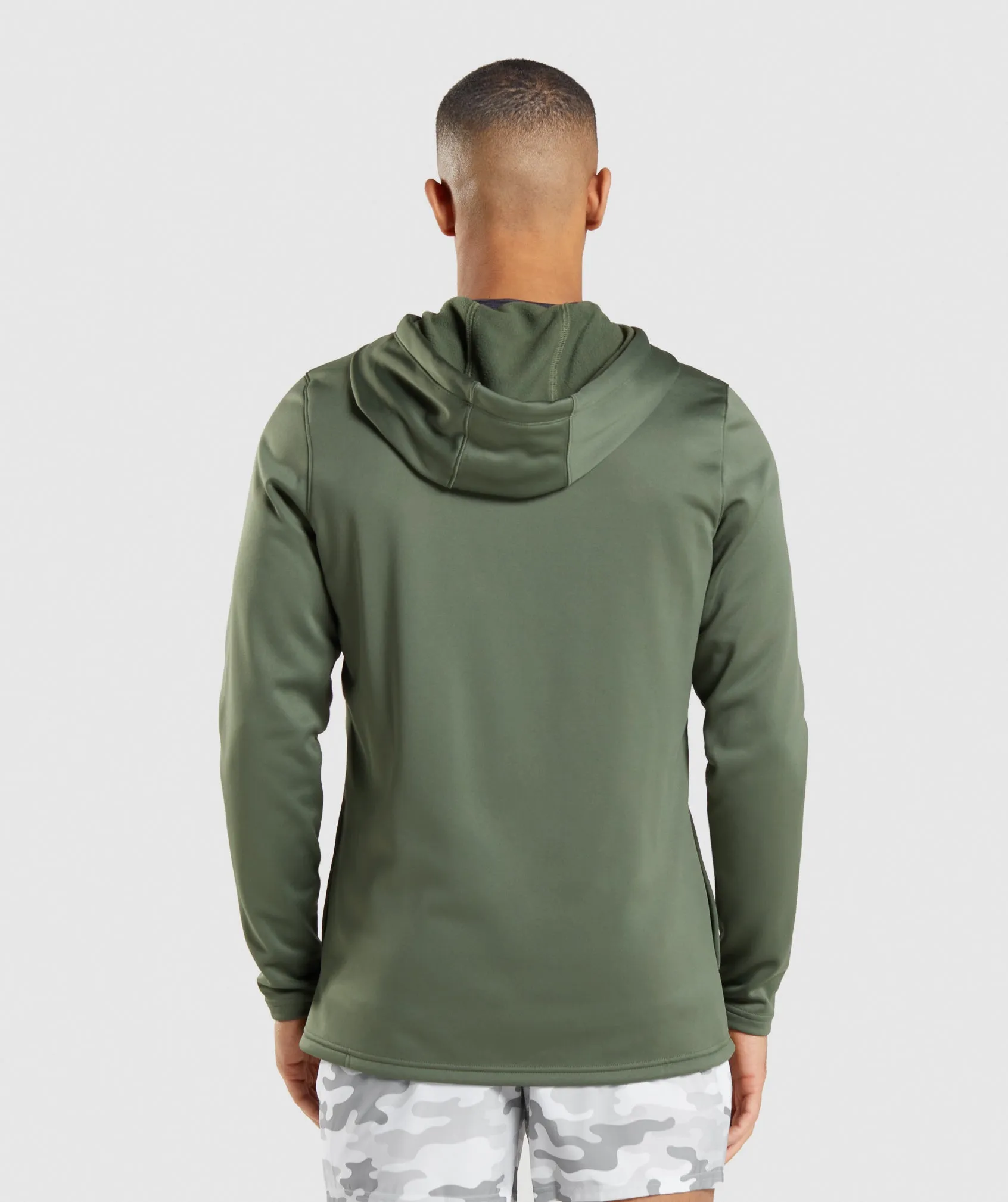 Gymshark Arrival Zip Up Hoodie - Core Olive