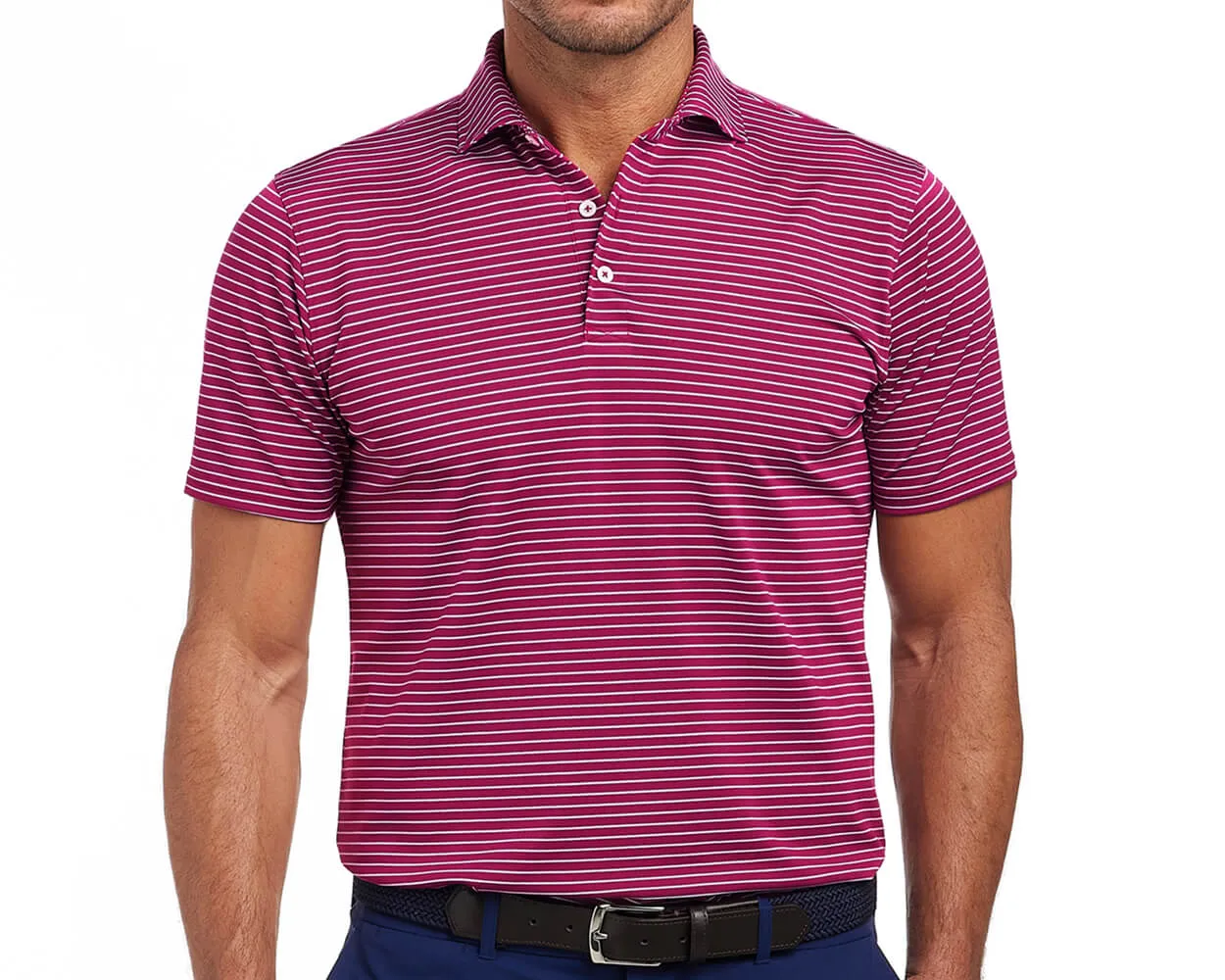Holderness & Bourne The Gordon Shirt Claret & White