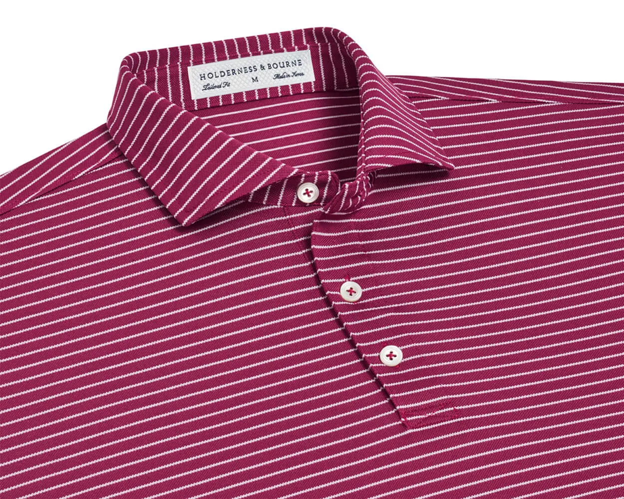 Holderness & Bourne The Gordon Shirt Claret & White