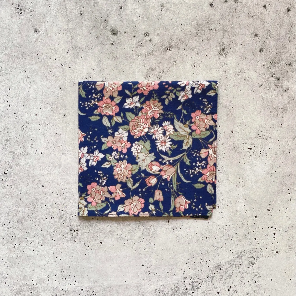Jasper Cotton Floral Pocket Square