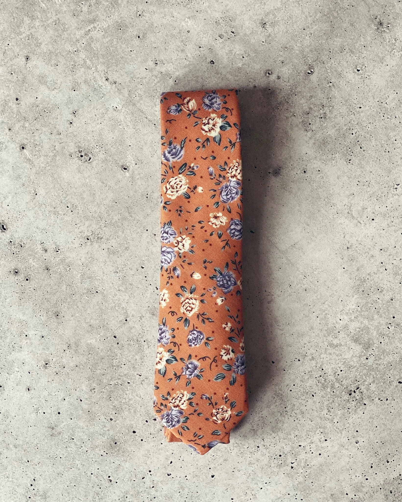 La Mare Cotton Floral Neck Tie