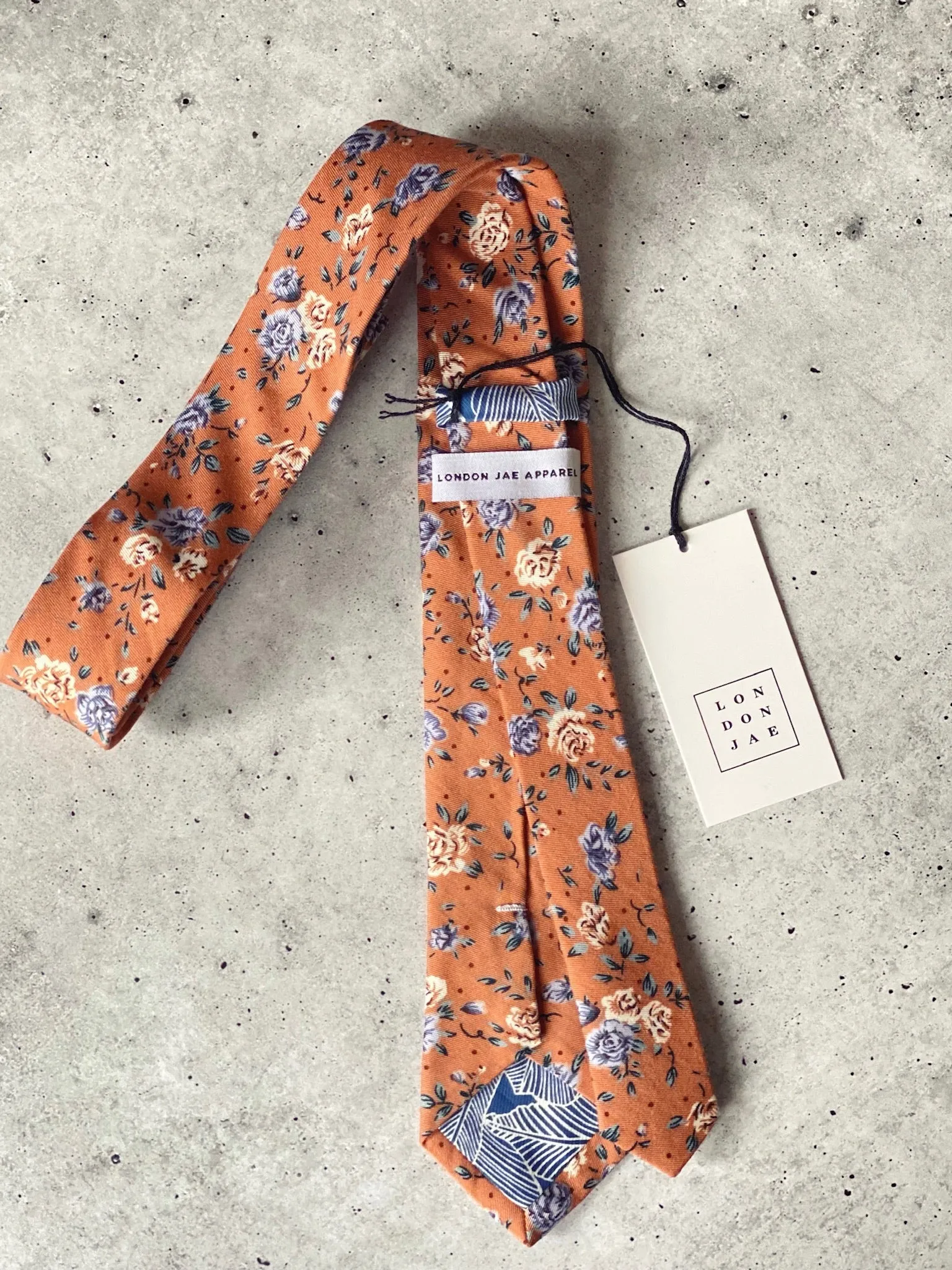 La Mare Cotton Floral Neck Tie