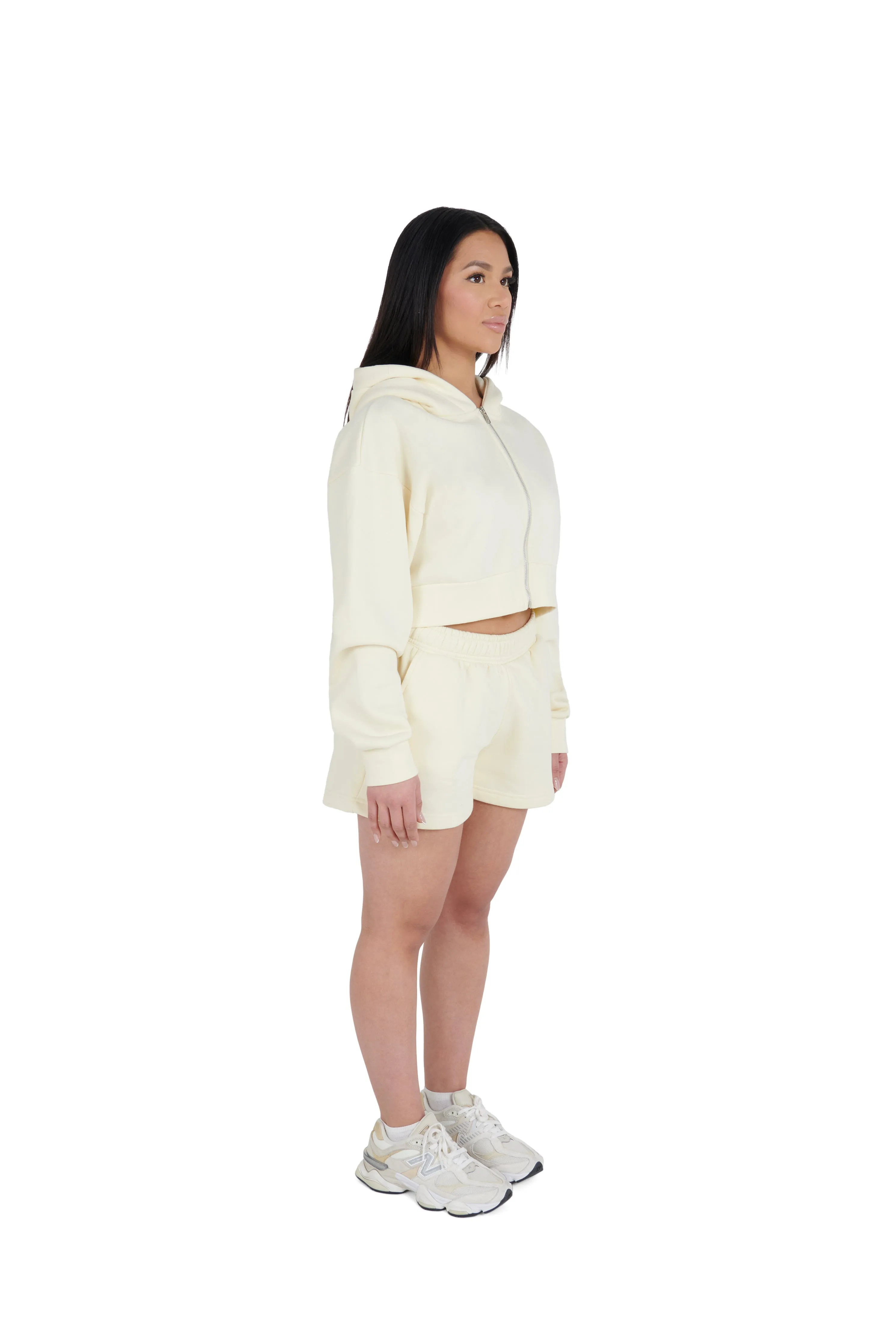 Ladies Cropped Shorts 330GSM