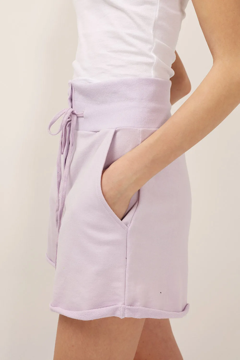 Lexi Drawstring Sweat Shorts