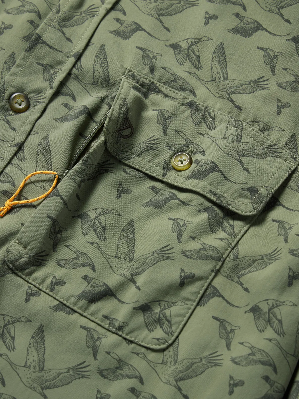 Lightweight Hunting Shirt Long Sleeve-Birds of a Feather- Duck Camp