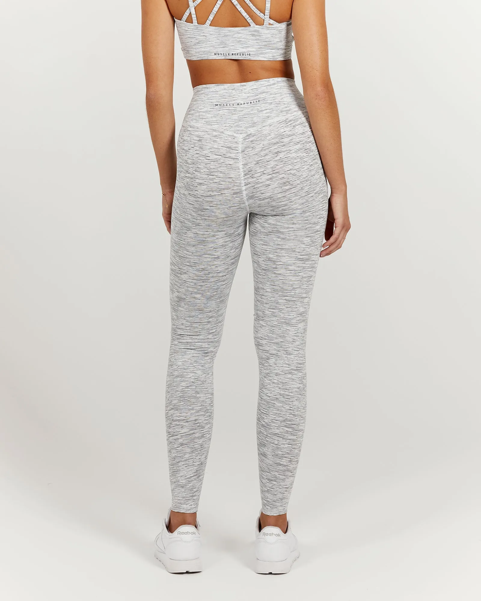 LUXE LEGGINGS 28" - ARCTIC GREY