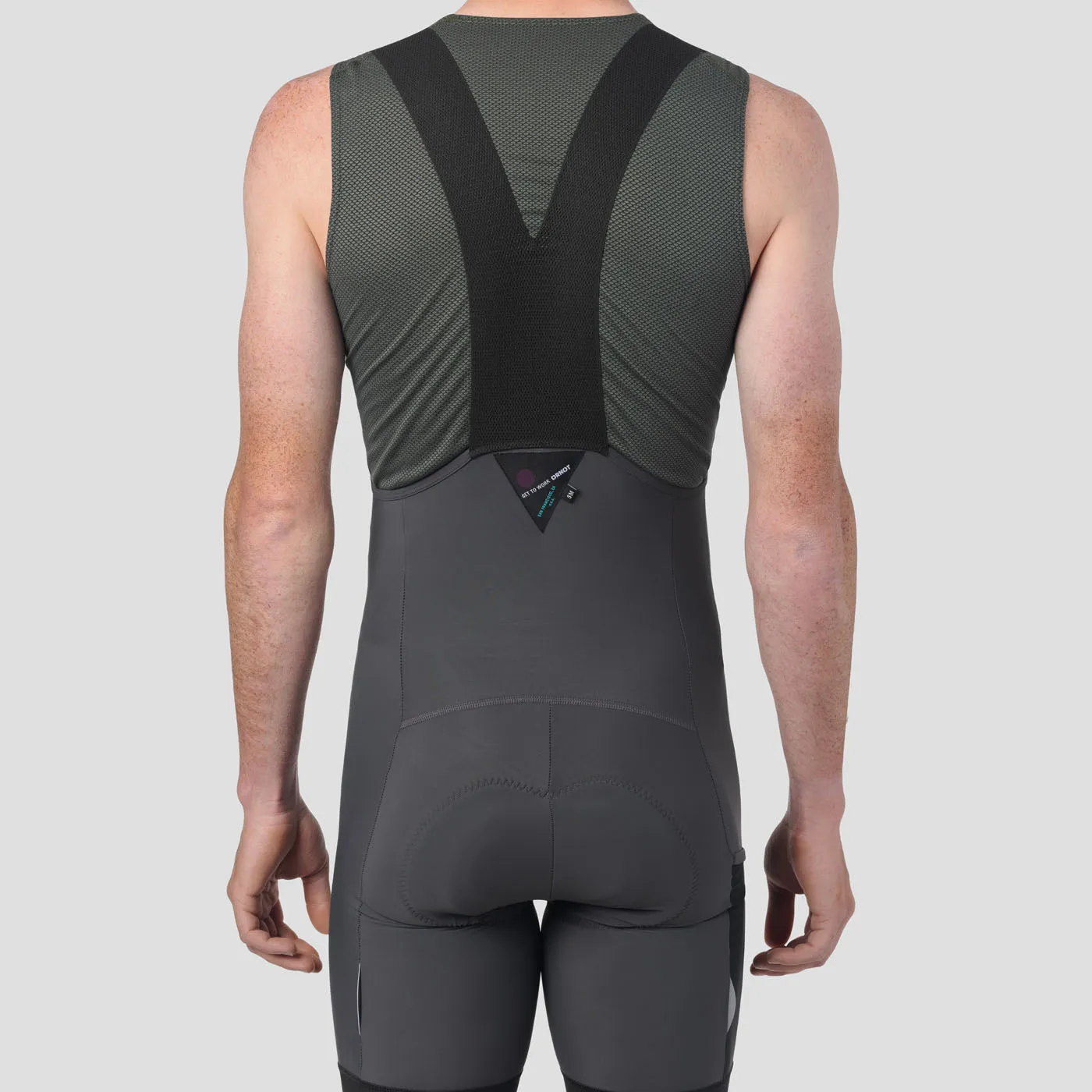 Men's Work Bib Short - Slate