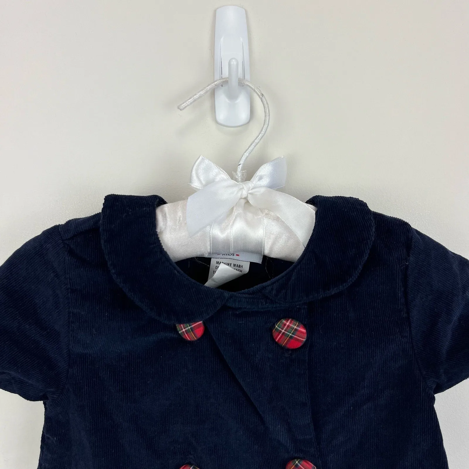Nantucket Kids Corduroy Bow Holiday Dress 9-12 Months