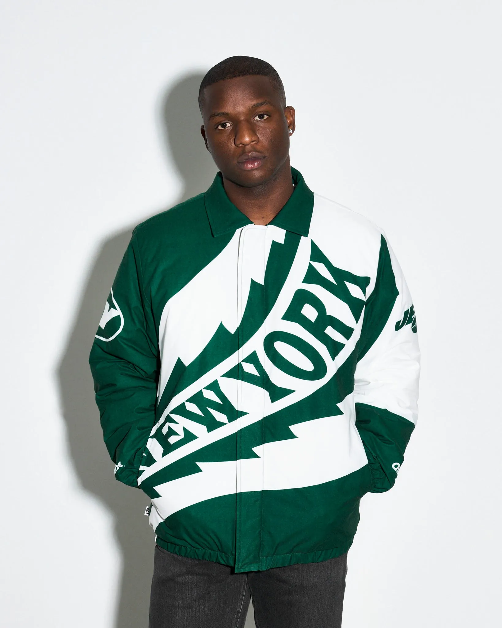 New York Jets Saw Blade Quilted Puffer Jacket