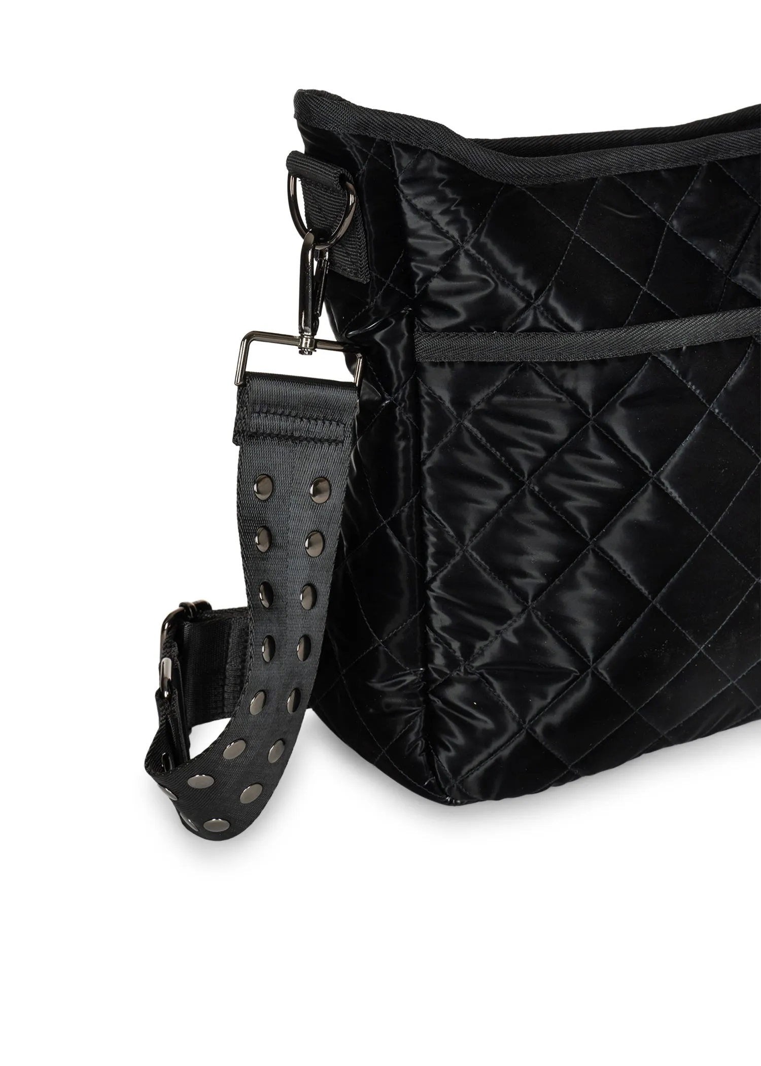 Perri Night Quilted Puffer Crossbody Bag