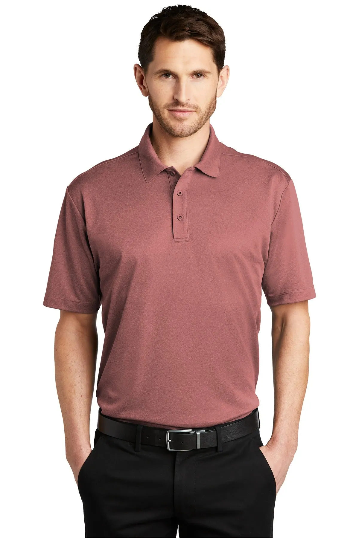 Port Authority ¬Æ Heathered Silk Touch ‚Ñ¢ Performance Polo. K542
