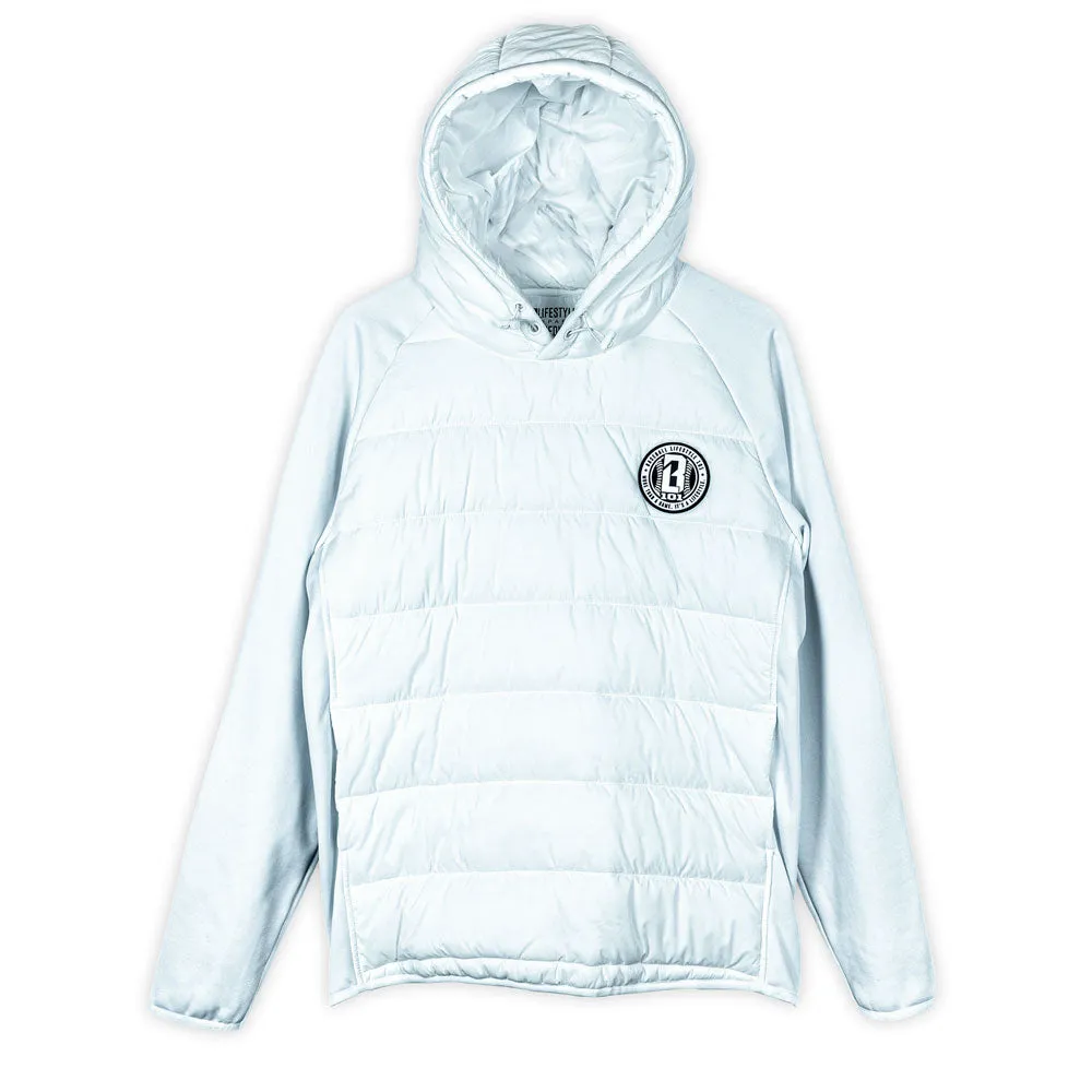 Pro Series Puffer Hybrid Youth Jacket - White