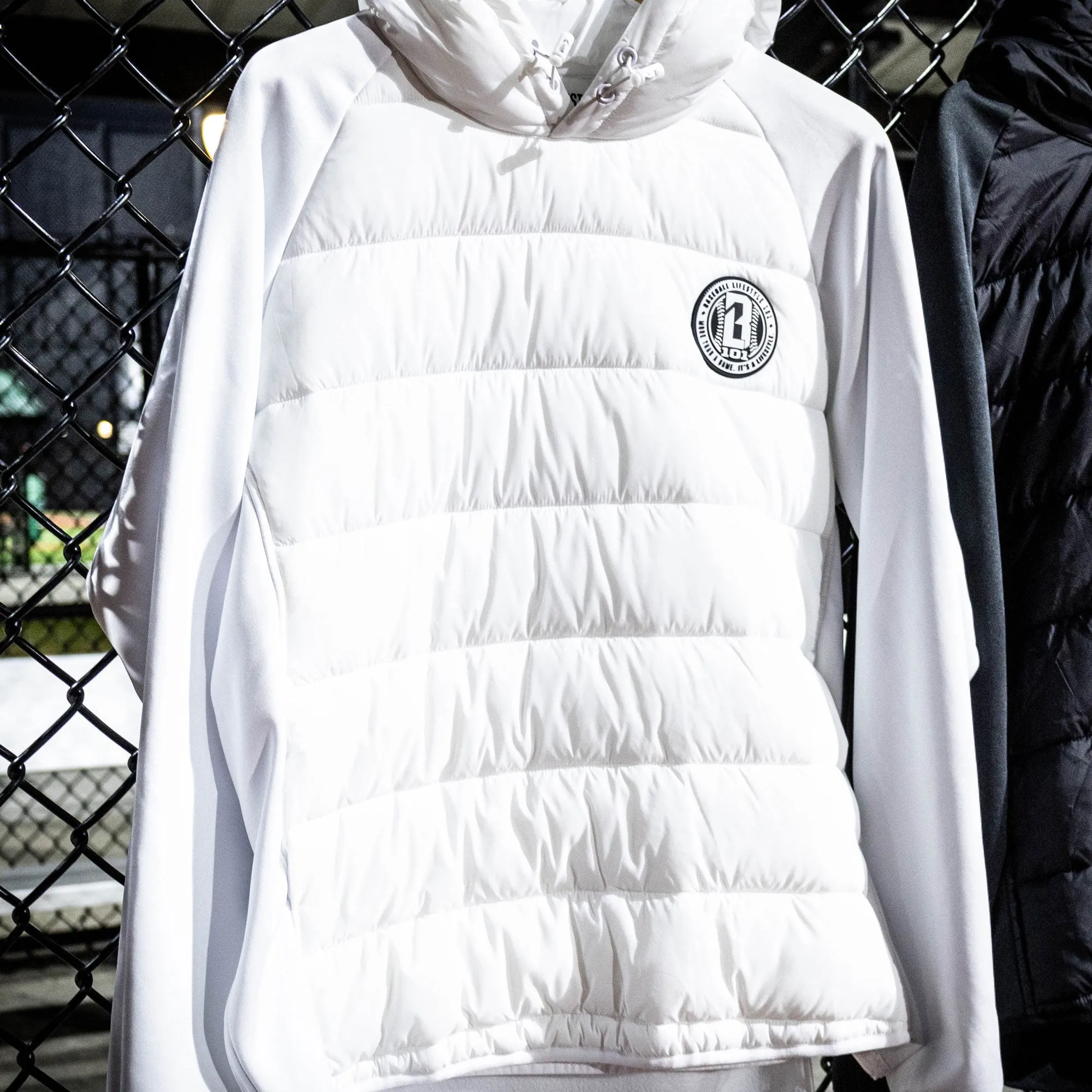 Pro Series Puffer Hybrid Youth Jacket - White