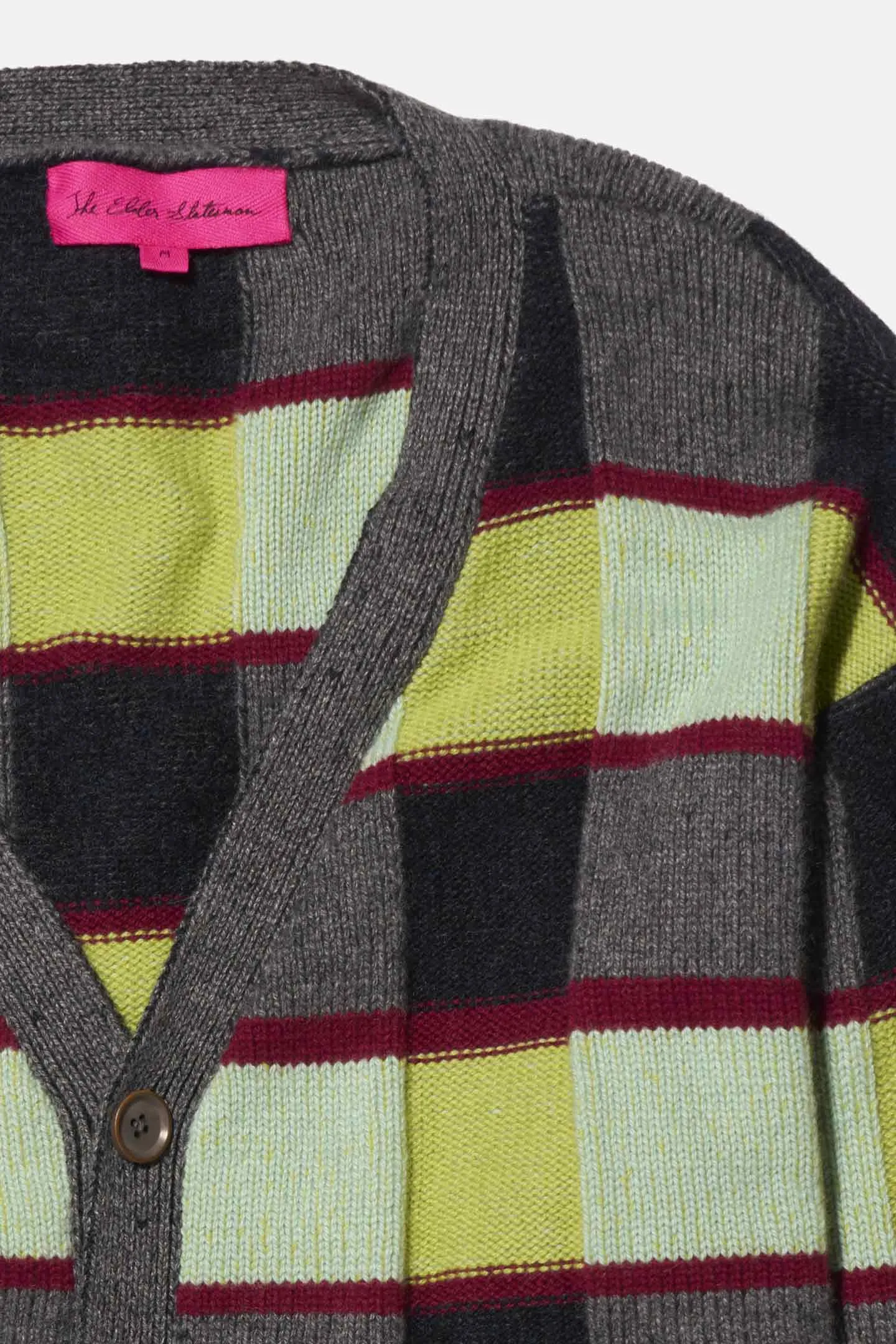 Promotion Plaid Cardigan