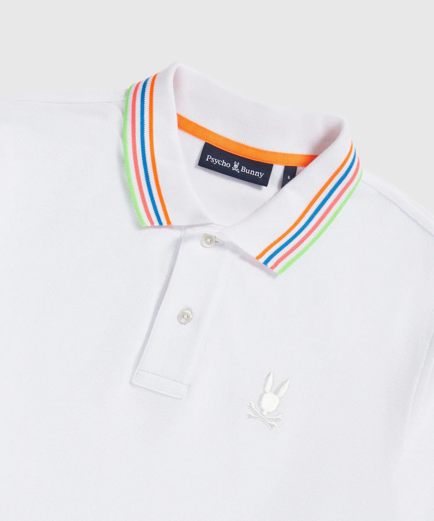 Psycho Bunny Athens Pique Polo - White
