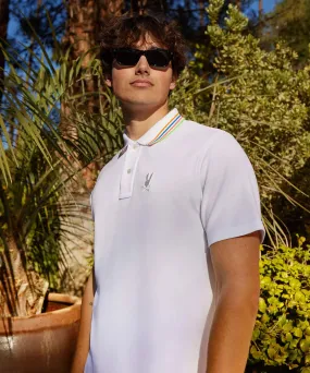 Psycho Bunny Athens Pique Polo - White