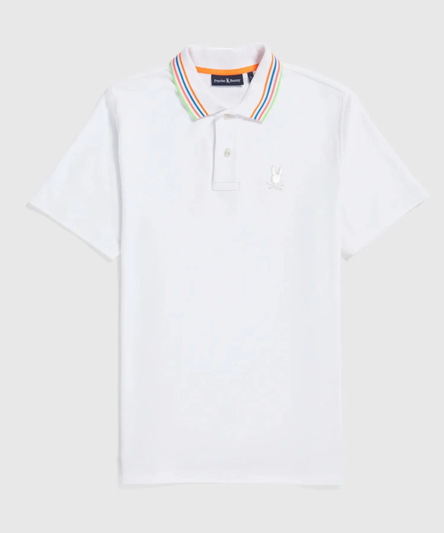 Psycho Bunny Athens Pique Polo - White