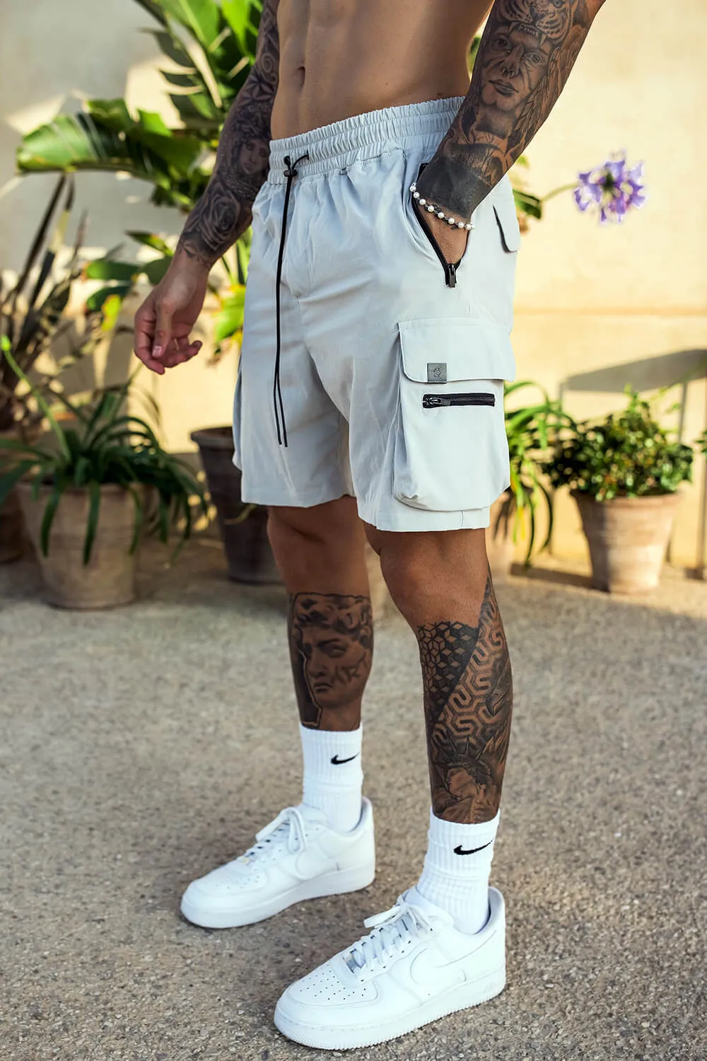 Raptor Cargo Shorts - Grey
