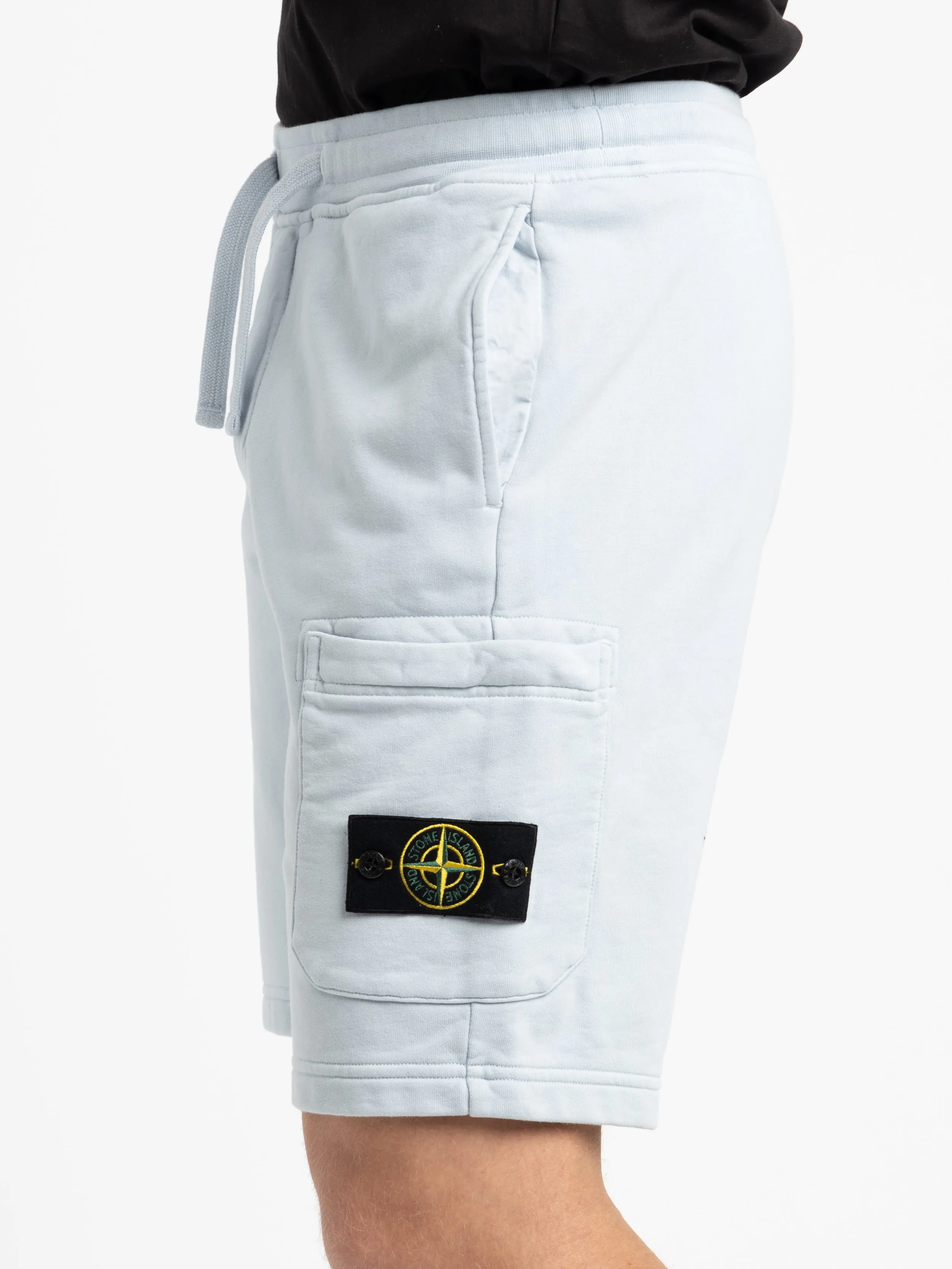 Sky Blue Cotton Shorts