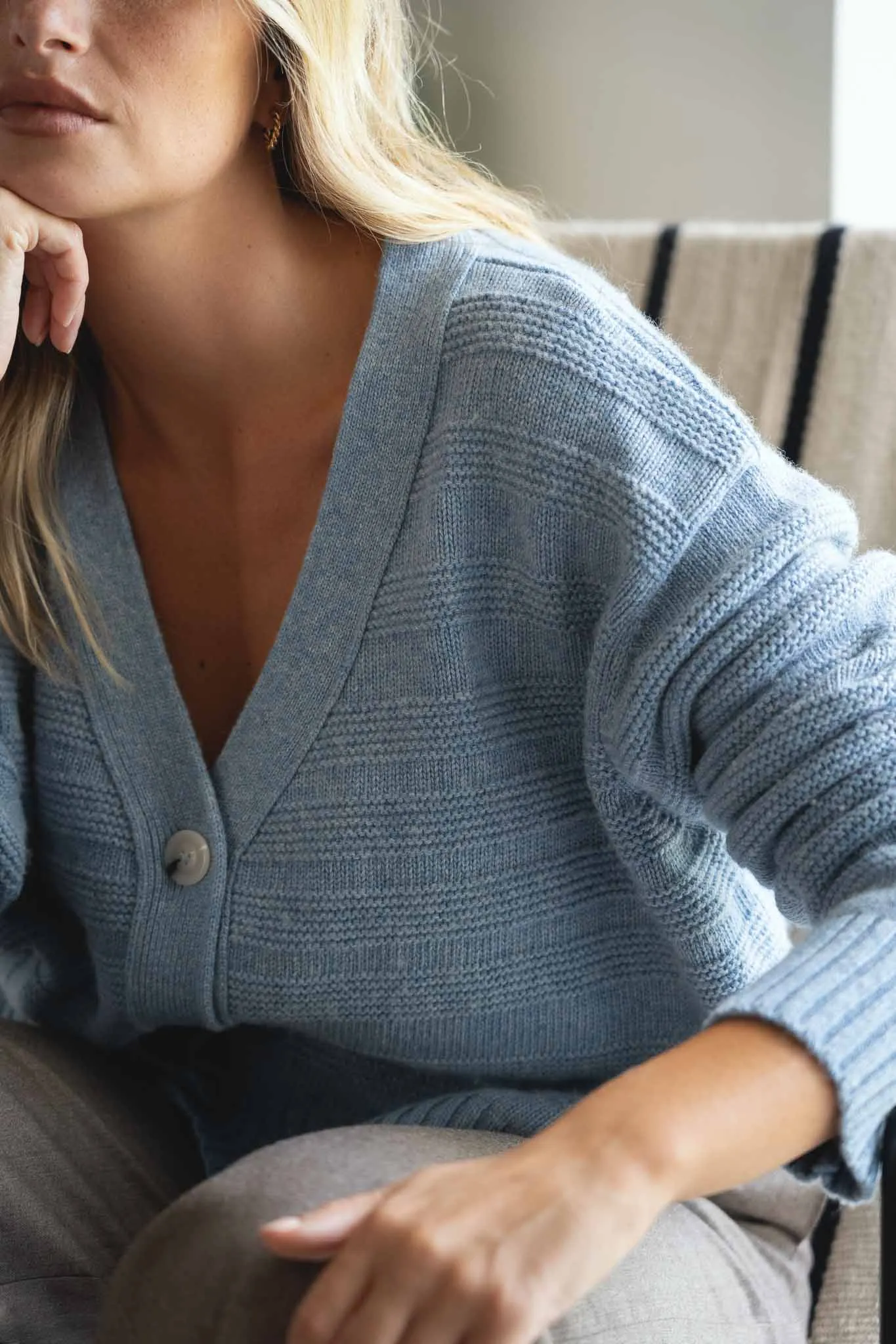 Sophia Blue Cardigan