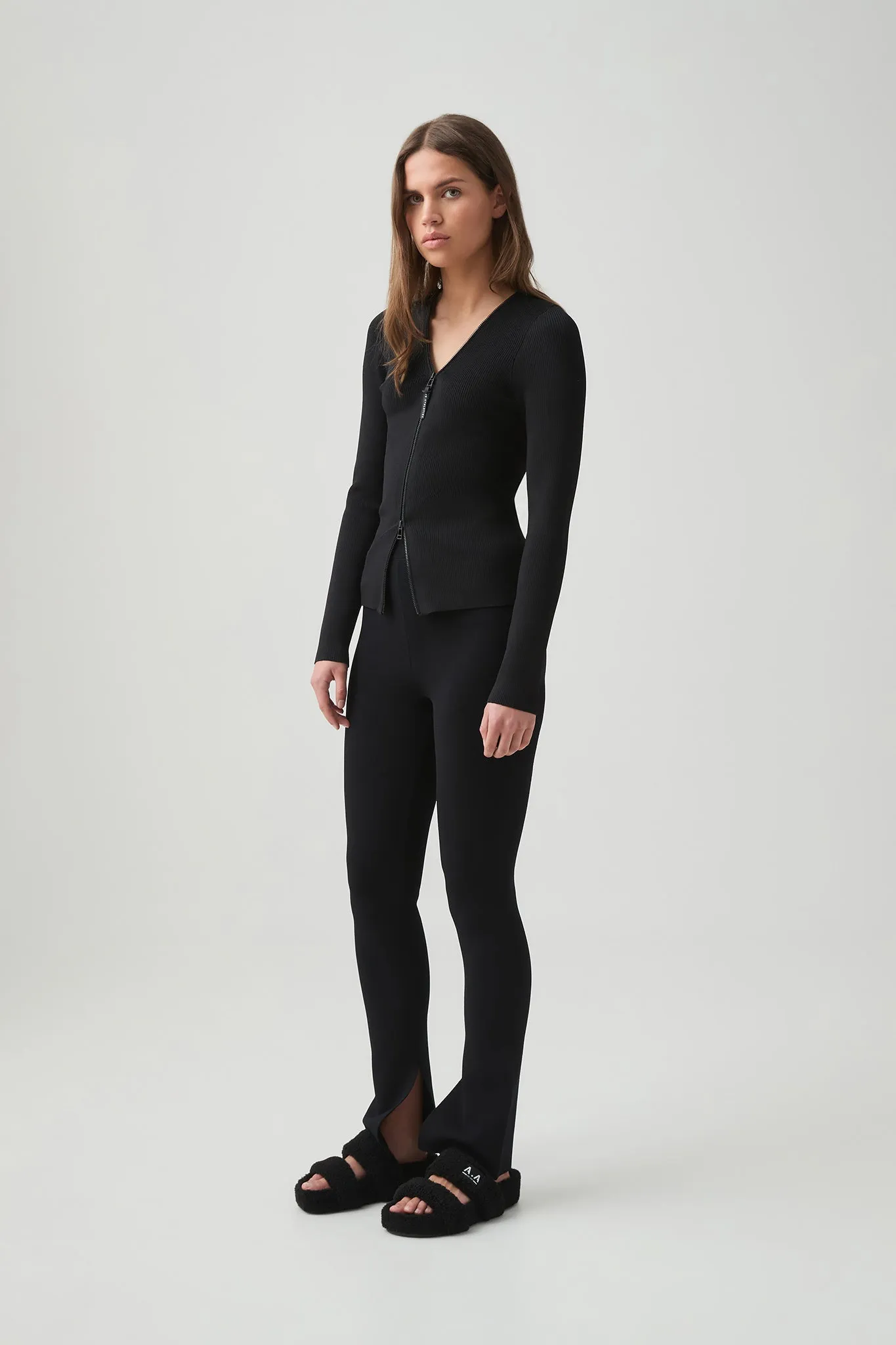 Split Hem Knit Pant 205