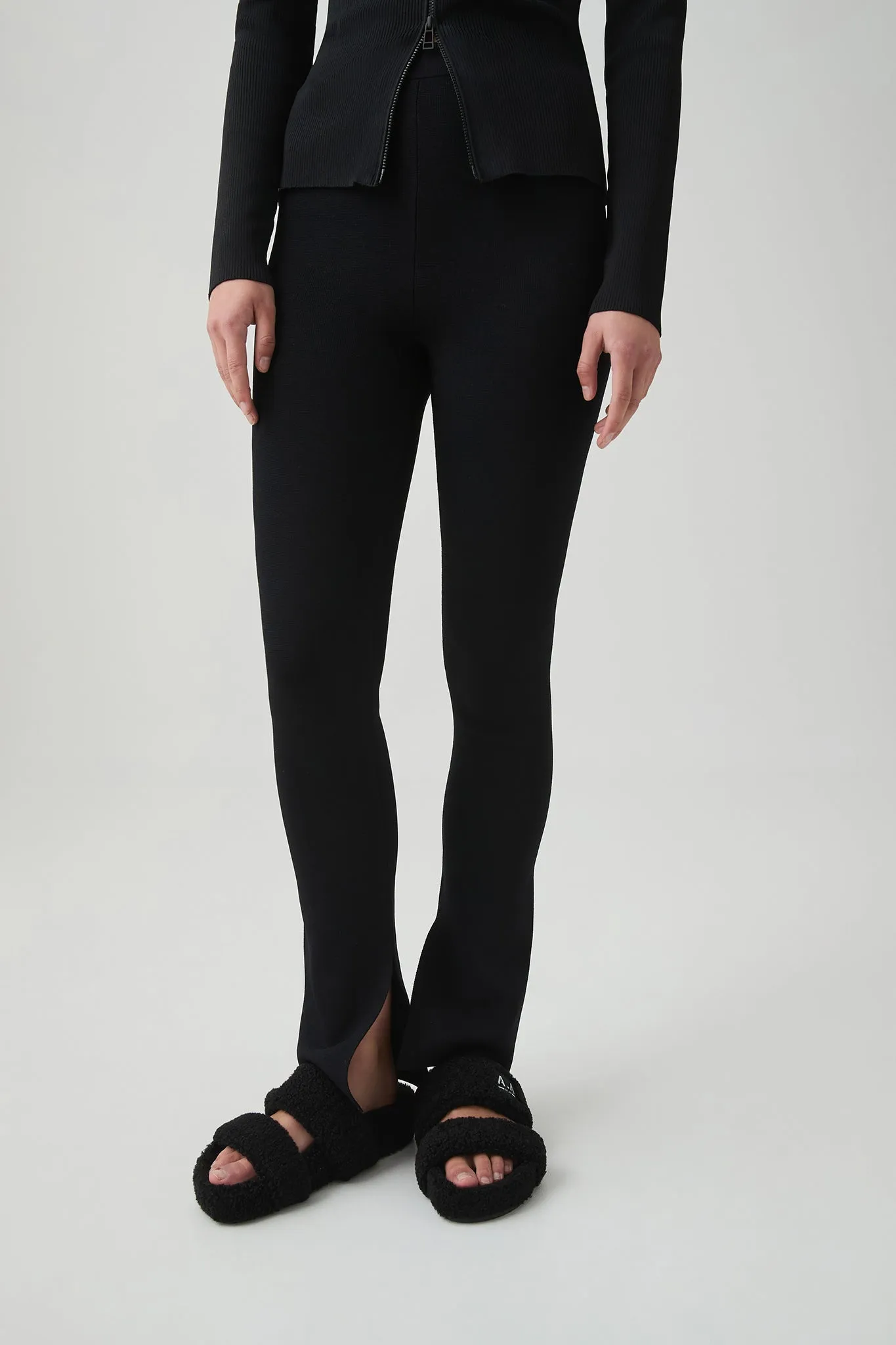 Split Hem Knit Pant 205