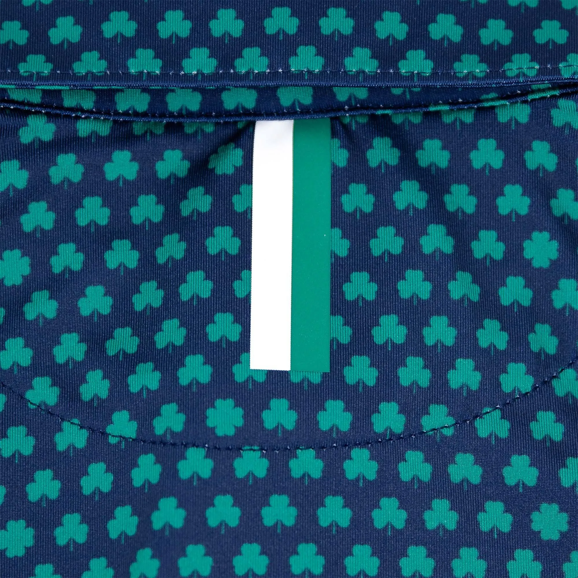 The Lil' Four Leaf | Performance Polo | The Four Leaf - Admiral Navy/Clover Green