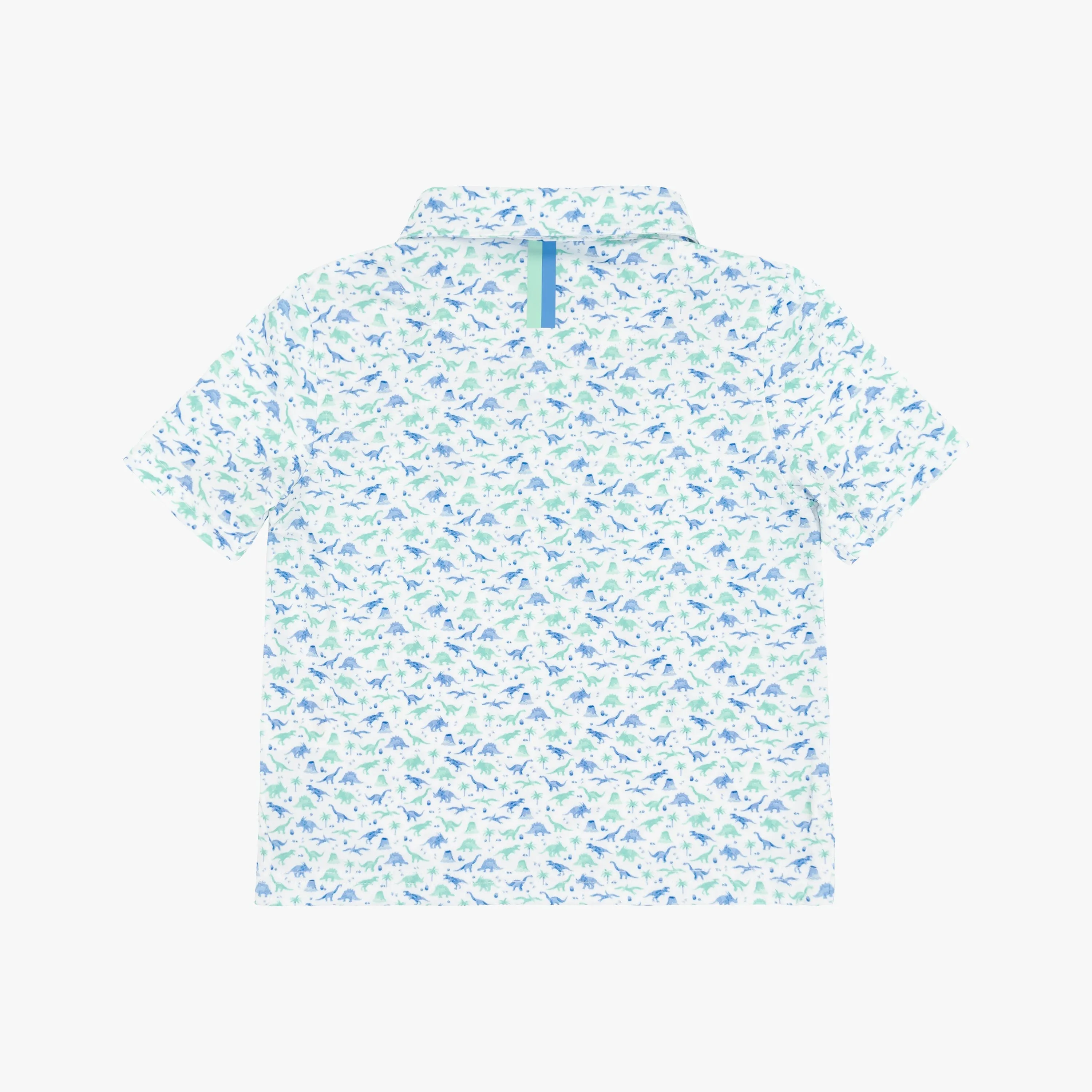 The Lil' Jurassic | Performance Polo | The Jurassic - White