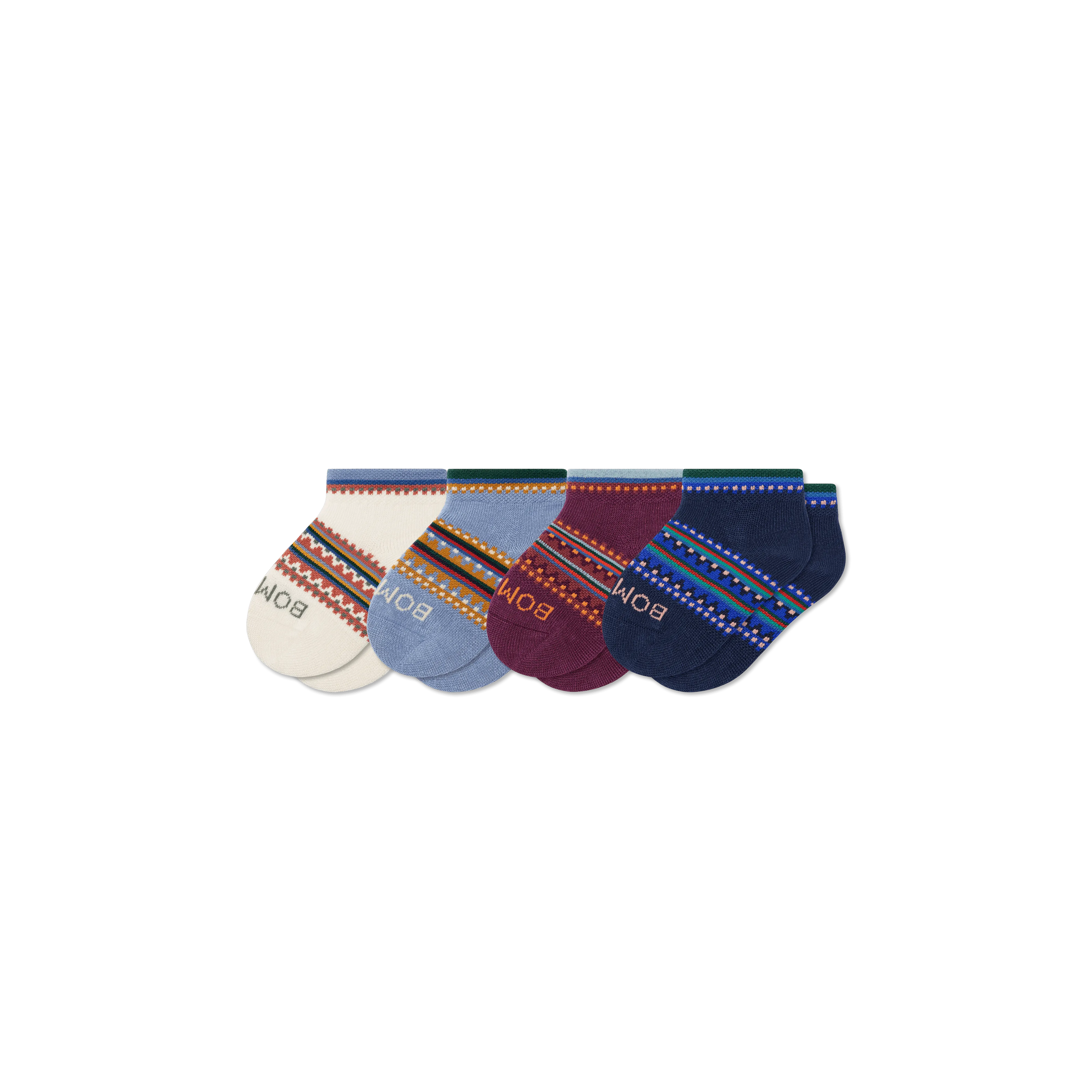 Toddler Lightweight Ankle Sock 4-Pack