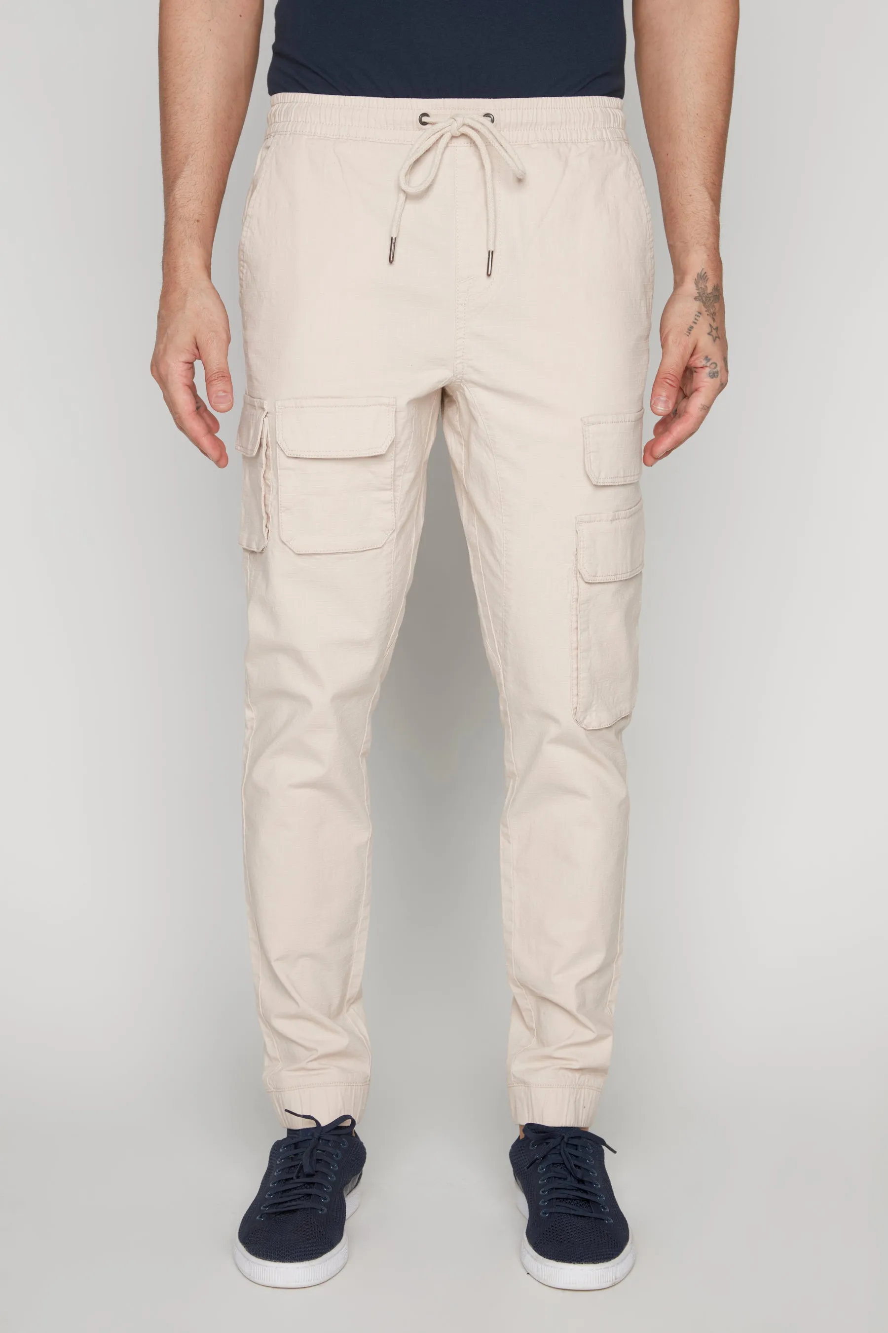 VAN - Multi Cargo Pocket Ripstop Jogger - Sand
