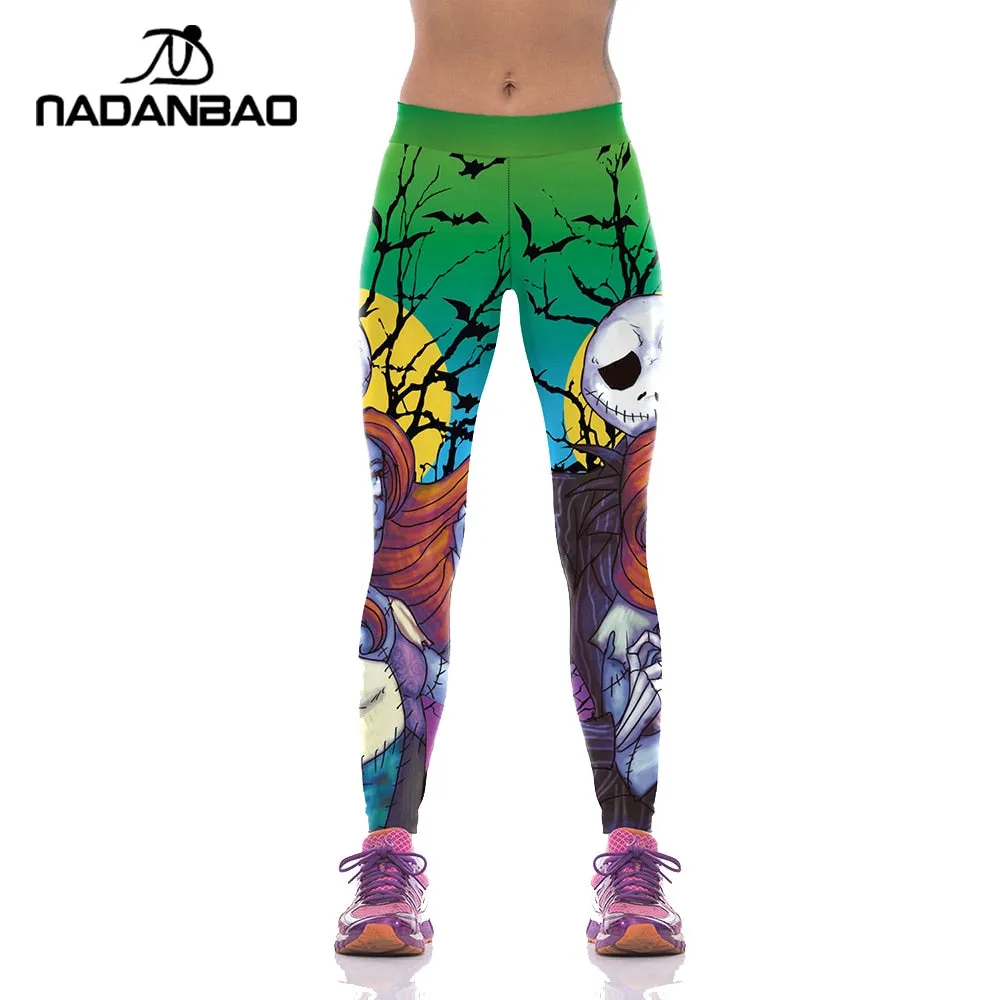 VenusFox Digital Print Leggings Plus Size