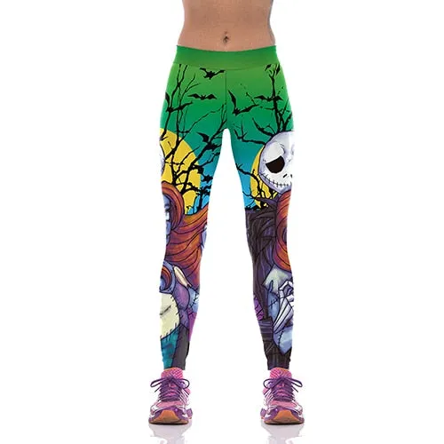 VenusFox Digital Print Leggings Plus Size