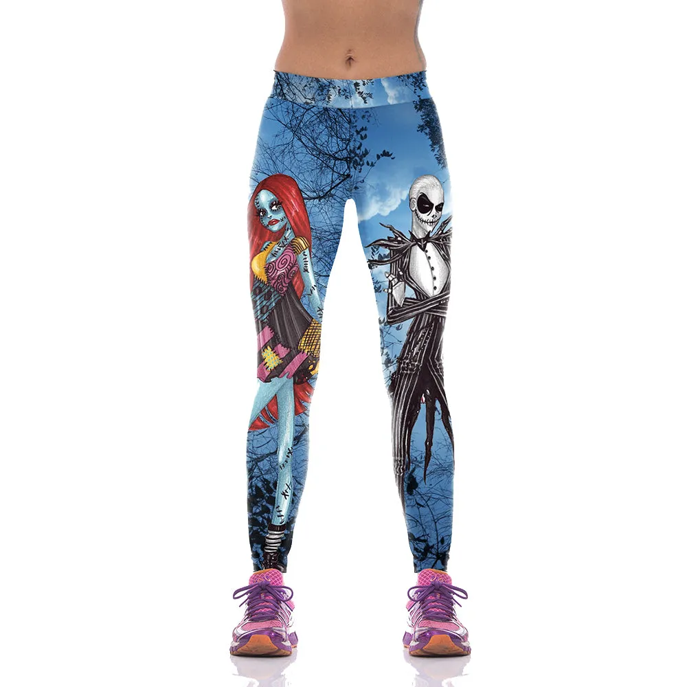 VenusFox Digital Print Leggings Plus Size