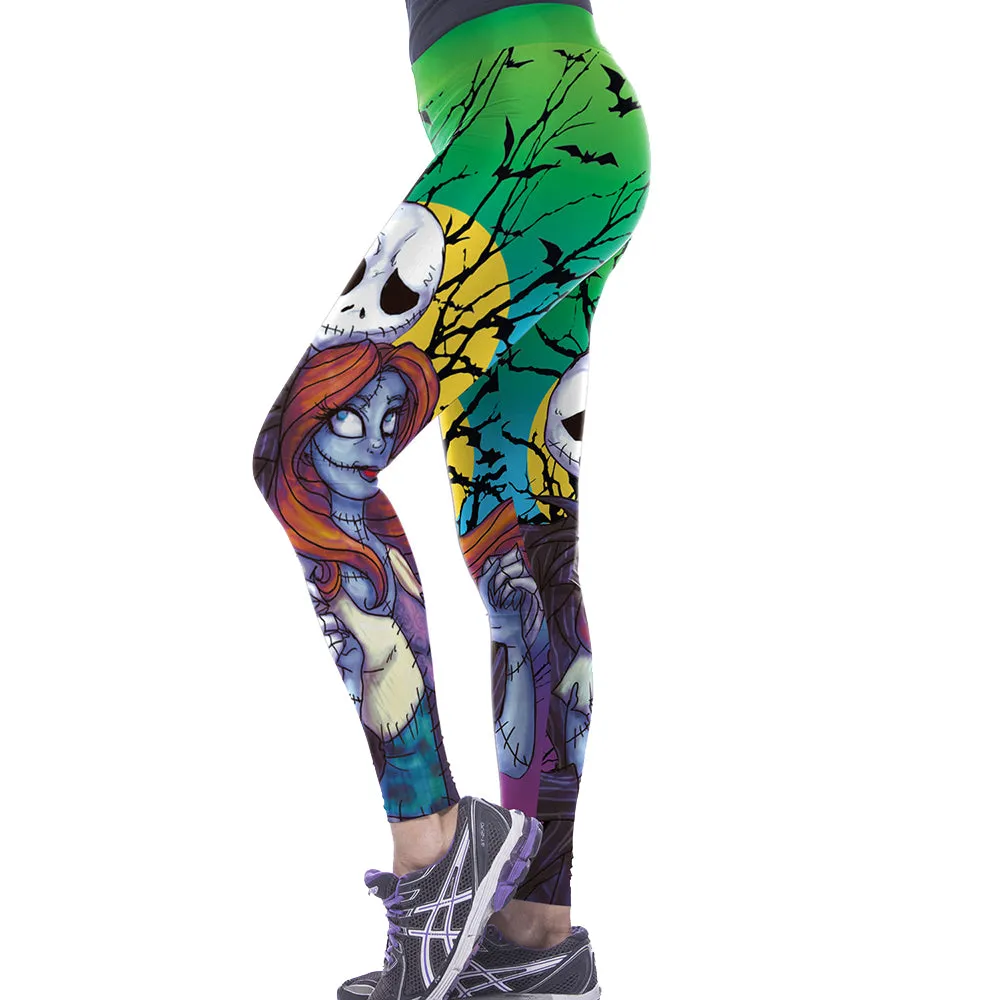 VenusFox Digital Print Leggings Plus Size