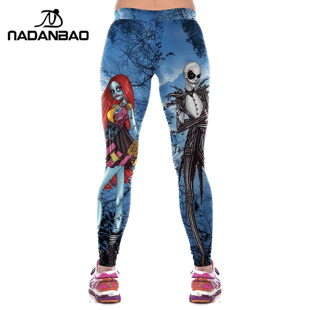 VenusFox Digital Print Leggings Plus Size