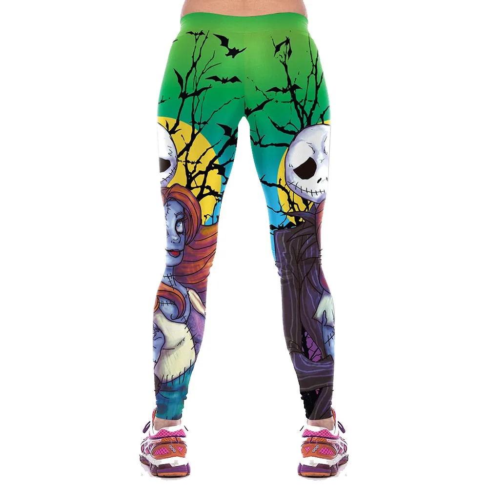 VenusFox Digital Print Leggings Plus Size