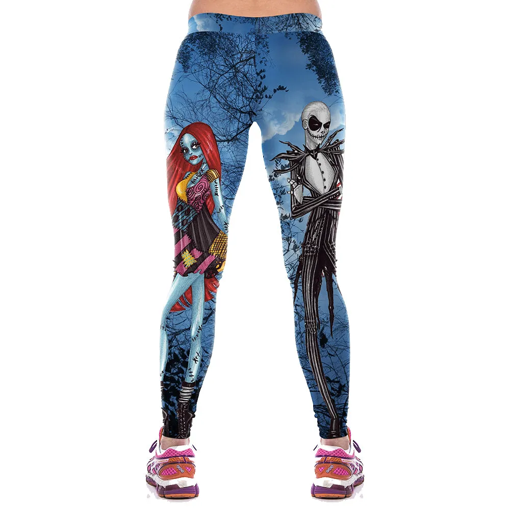 VenusFox Digital Print Leggings Plus Size