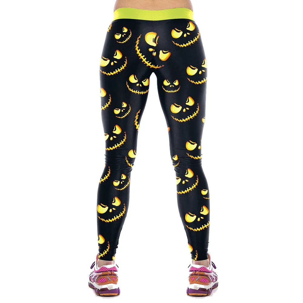 VenusFox Digital Print Leggings Plus Size