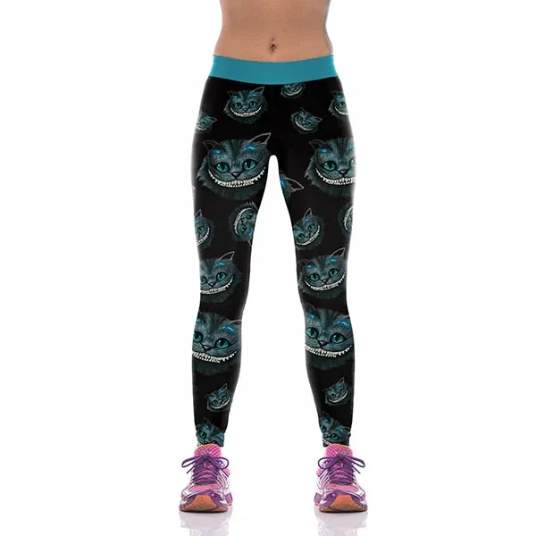 VenusFox Digital Print Leggings Plus Size