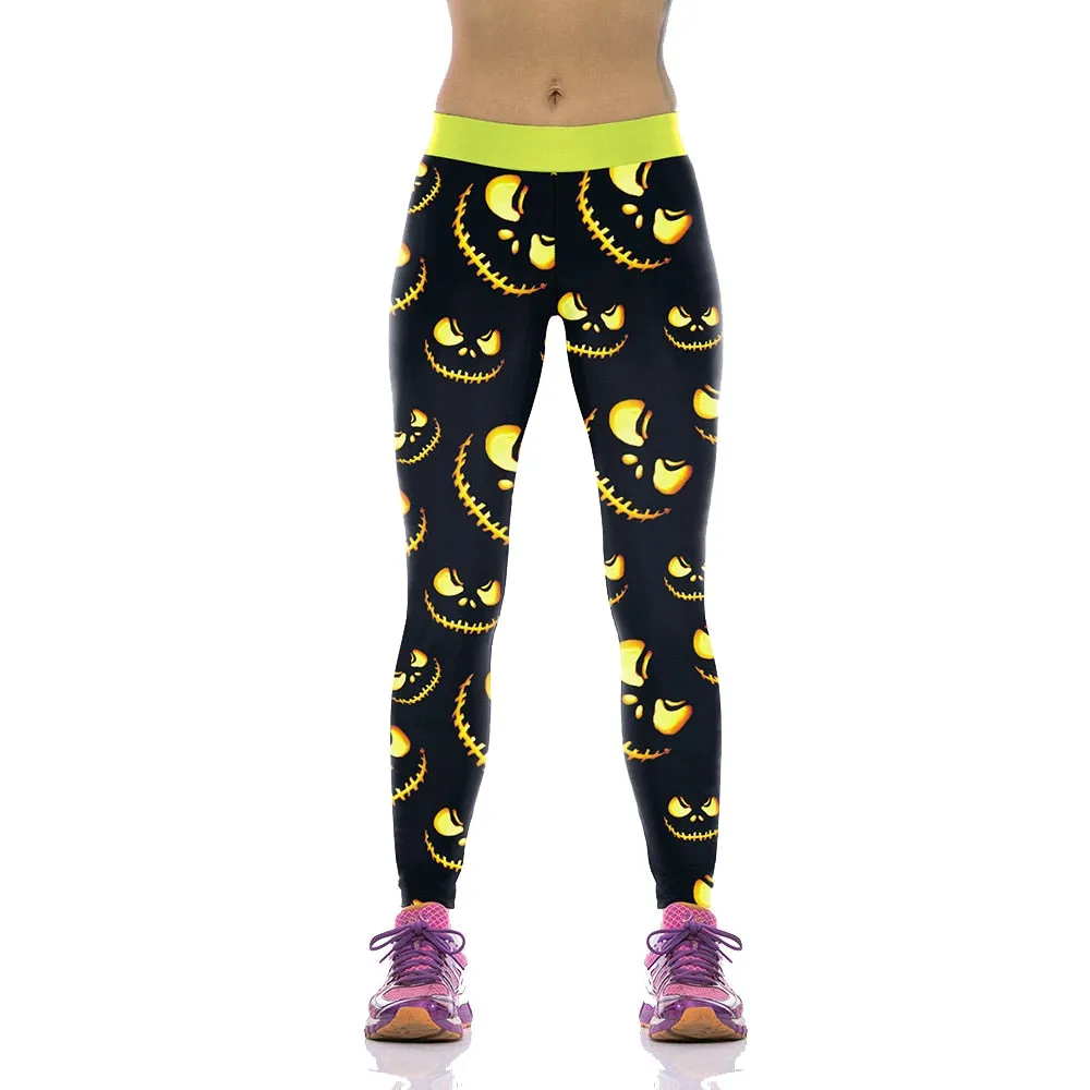 VenusFox Digital Print Leggings Plus Size