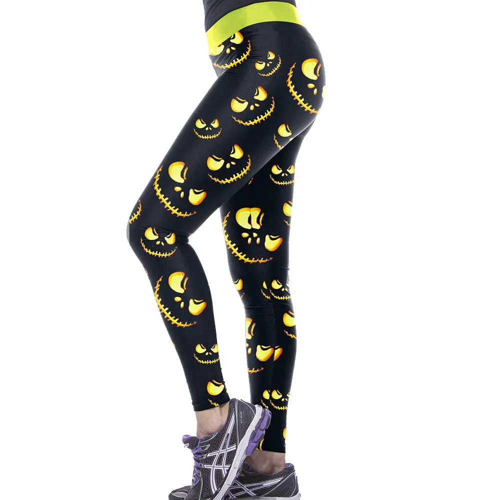 VenusFox Digital Print Leggings Plus Size