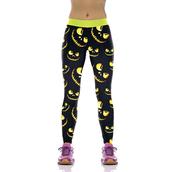 VenusFox Digital Print Leggings Plus Size