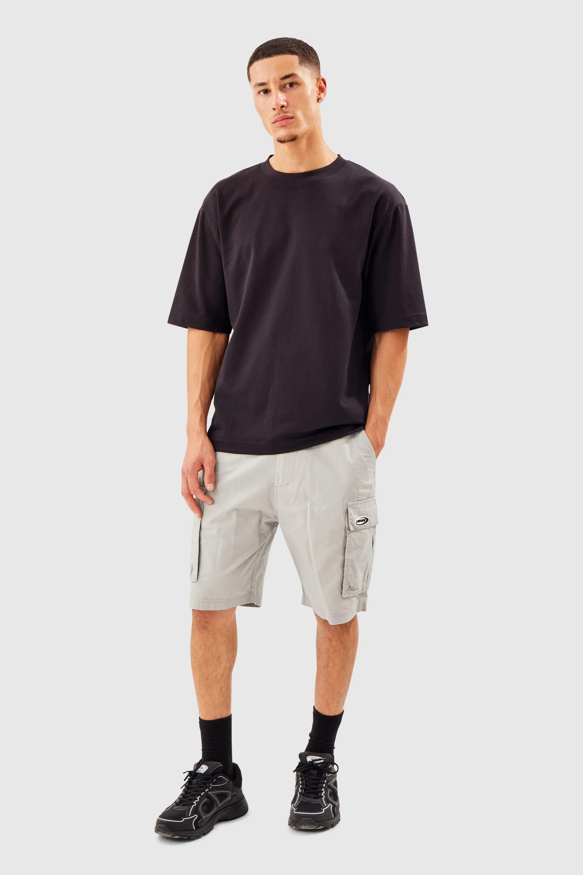 VOLANTE CARGO SHORT - STONE GREY