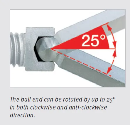 Wiha Ball End Hex L-Key Long 8mm