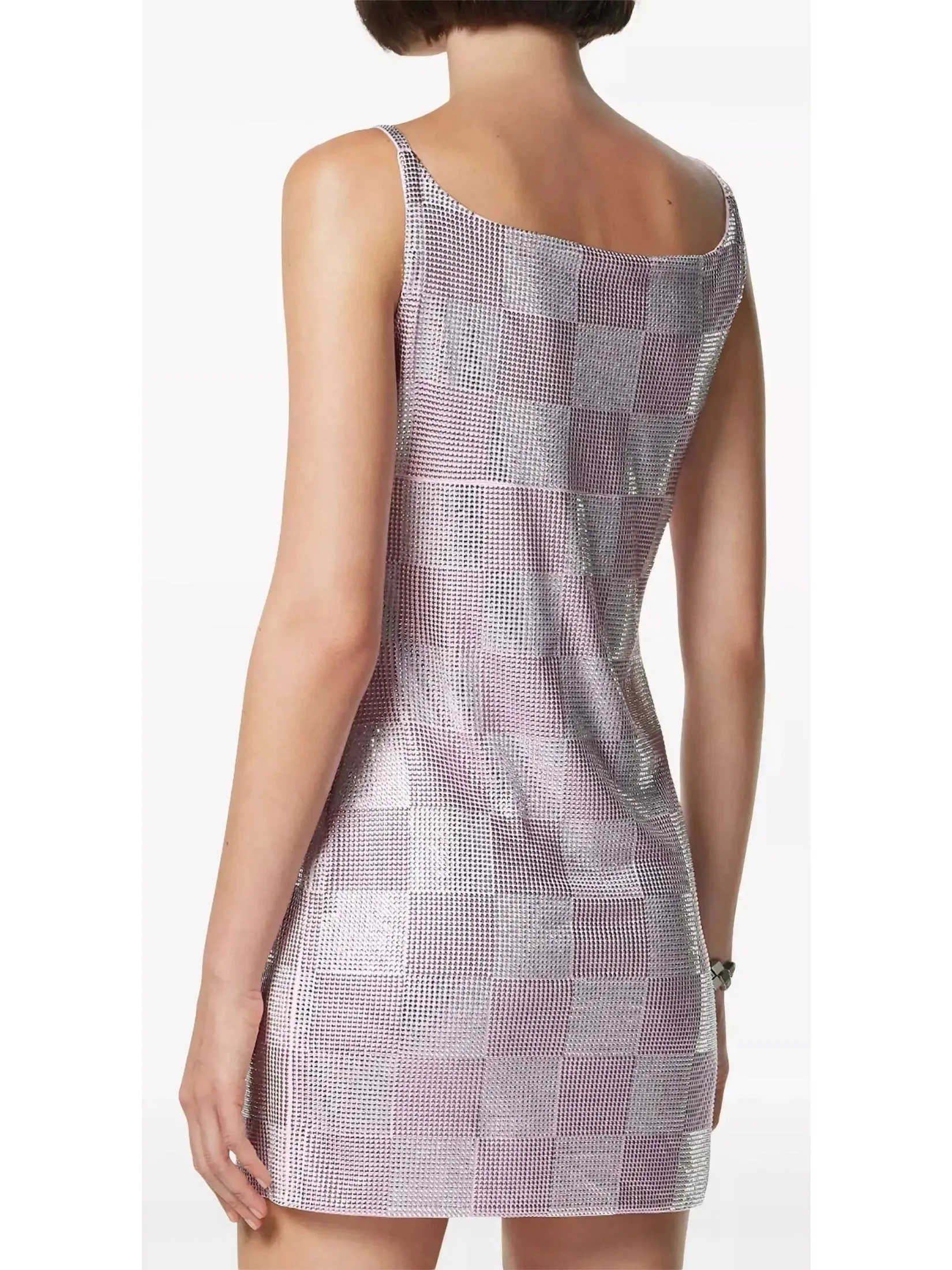 Women’s Crystal Checked Mini Dress