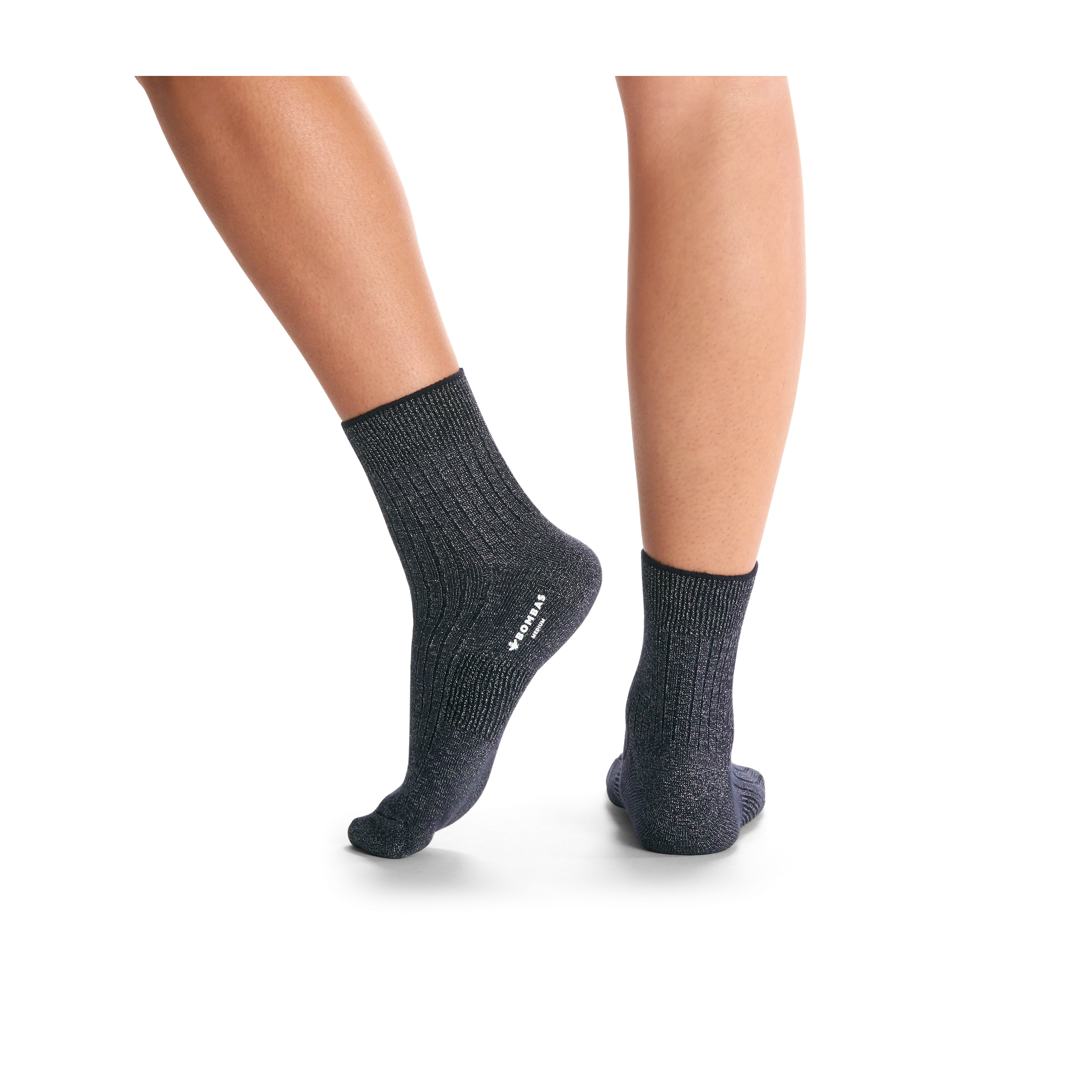 Women's Lightweight Sparkle Ribbed Quarter Sock Gift Box